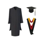 Deluxe Masters Graduation Cap, Gown, Tassel & Hood Package - Image 2