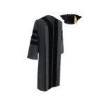 Custom Classic Doctoral Gown and Hood Package - Image 3