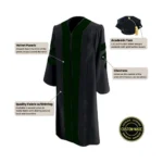 Custom Classic Doctoral Gown and Hood Package - Image 6