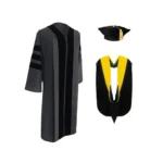 Custom Classic Doctoral Gown and Hood Package - Image 5