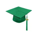 Matte  High School Cap & Tassel - Graduation Caps - Image 2