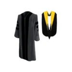 Custom Classic Doctoral Gown and Hood Package - Image 2