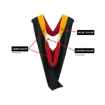 Deluxe Masters Graduation Cap, Gown, Tassel & Hood Package - Image 3