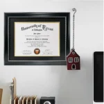 Certificate Document Recycled Polystyrene Frame with Black Gold Double Mat for 8.5"*11" - 2 Colors Available - Image 6