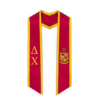 Delta Chi Greek Lettered Stole w/ Year - Image 2