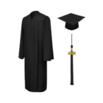 Matte Bachelors Cap, Gown, Tassel & Hood Package - Image 2