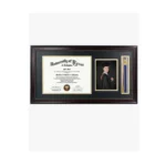 Certificate Document Recycled Polystyrene Frame with Tassel Holder for 8.5"x11'' - 4 Colors Available